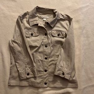 Christopher & Banks Lightweight 3/4 Sleeve Medium Jacket